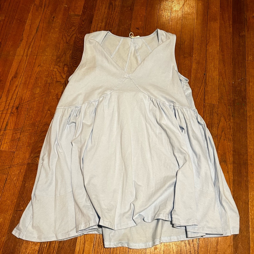 Light Blue Sleeveless Dress